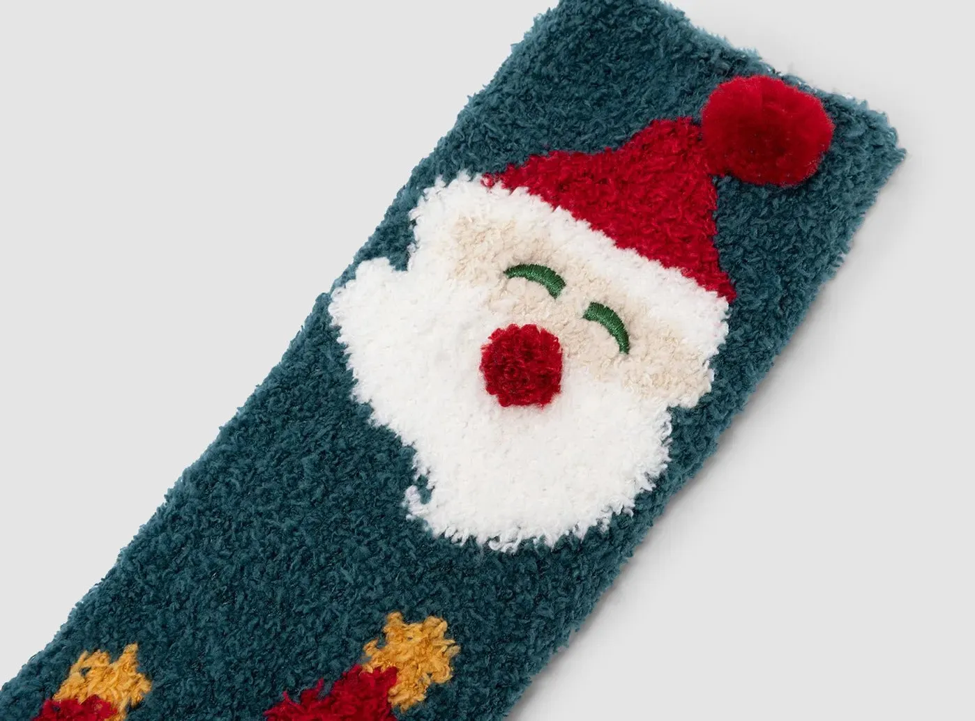 FitVille Women's Fuzzy Christmas Socks V2-3-Pack