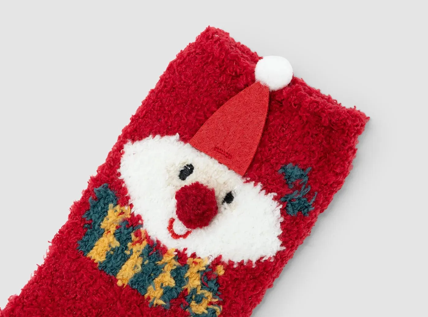 FitVille Women's Fuzzy Christmas Socks V2-3-Pack