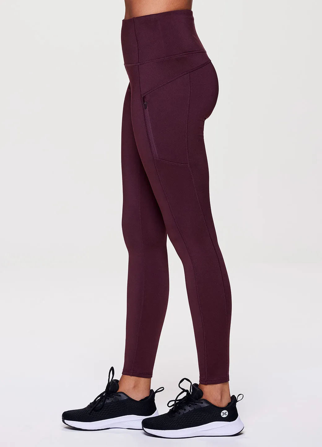 Fleece Lined Zip Pocket Legging