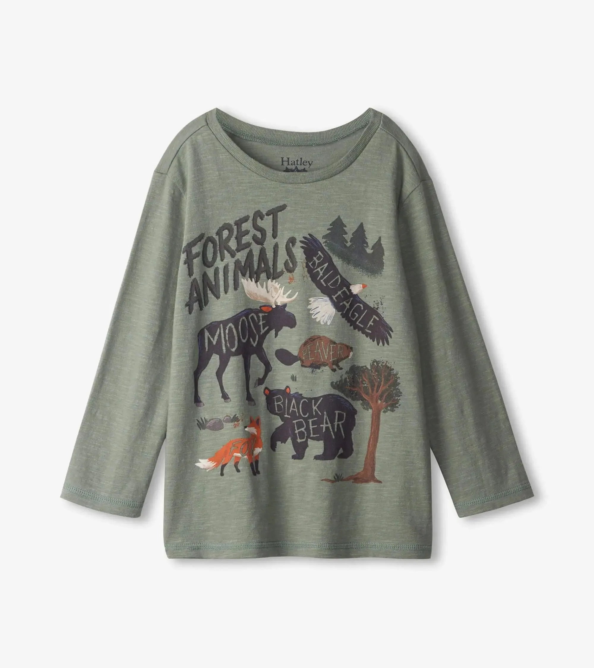 Forest Animals Long Sleeve Tee | Hatley