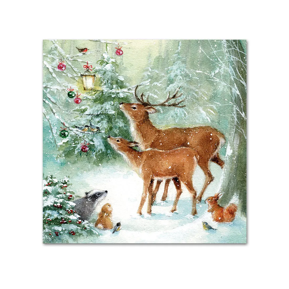 Forest Celebration Paper Beverage Napkins