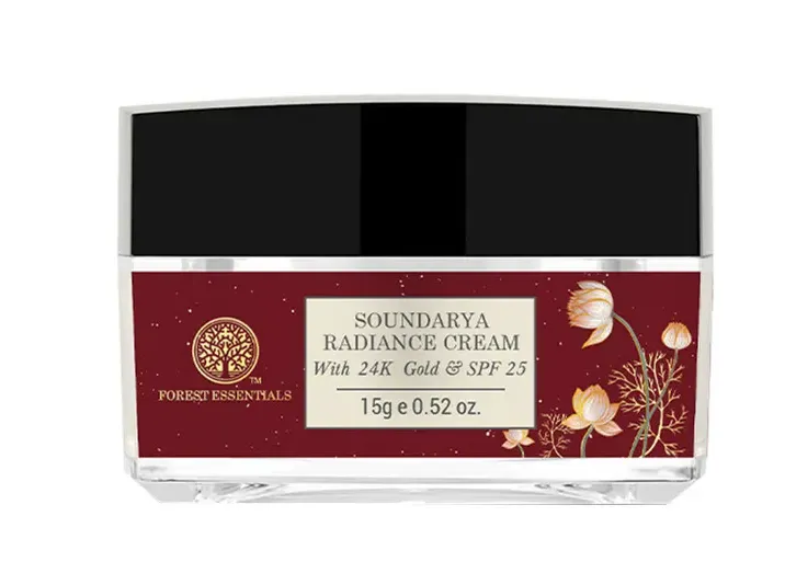 Forest Essentials Soundarya Radiance Cream With 24K Gold & Spf25