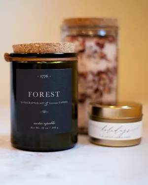 Forest Soy Beeswax Candle 