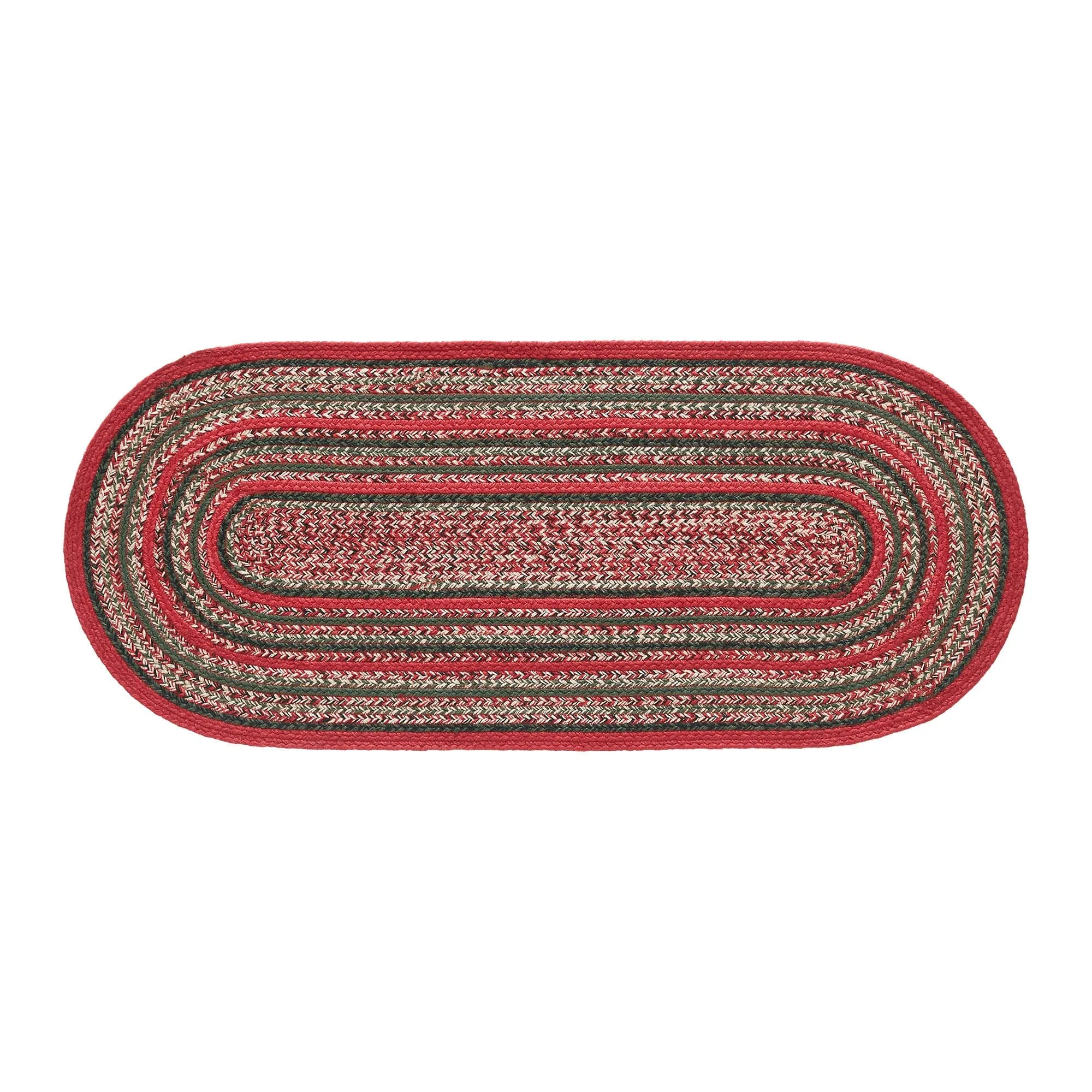 Forrester Indoor/Outdoor Oval Braided Rug 20x46"