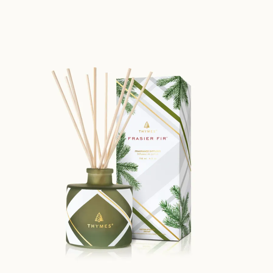 Frasier Fir 4oz Petite Frosted Plaid Diffuser