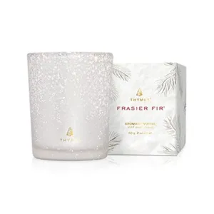 Frasier Fir Flocked Votive Candle