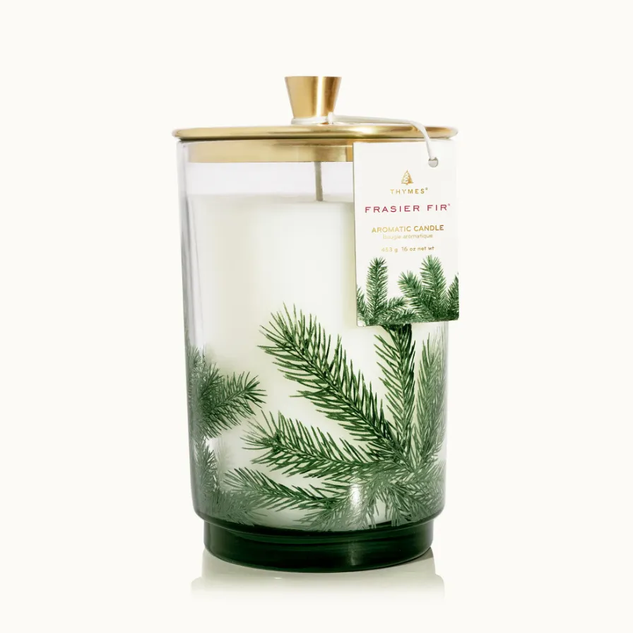 Frasier Fir Large Pine Needle Luminary Candle