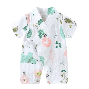 Friends Of The Forest Kimono Romper