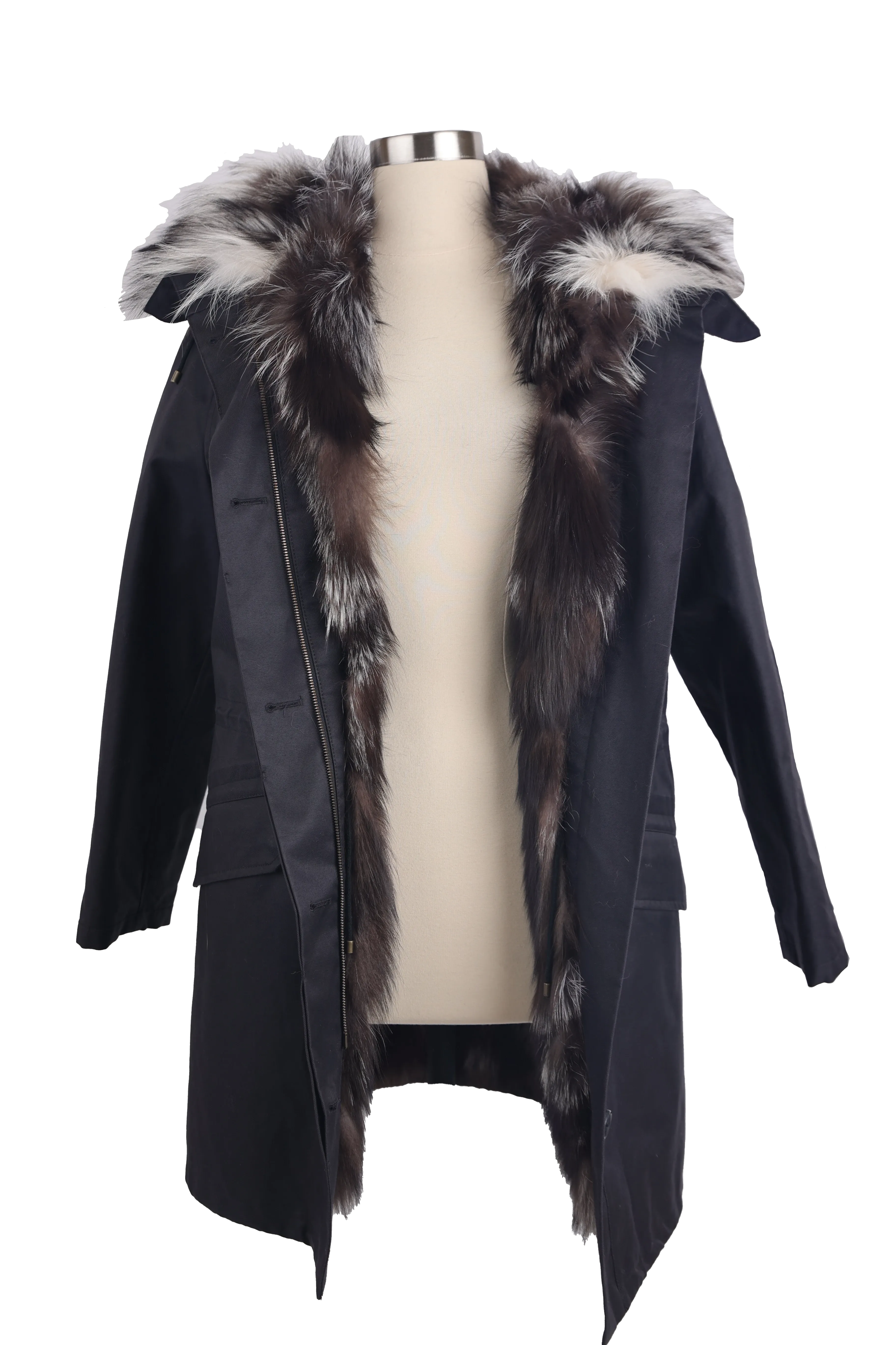 Fur Lined Cotton Parka