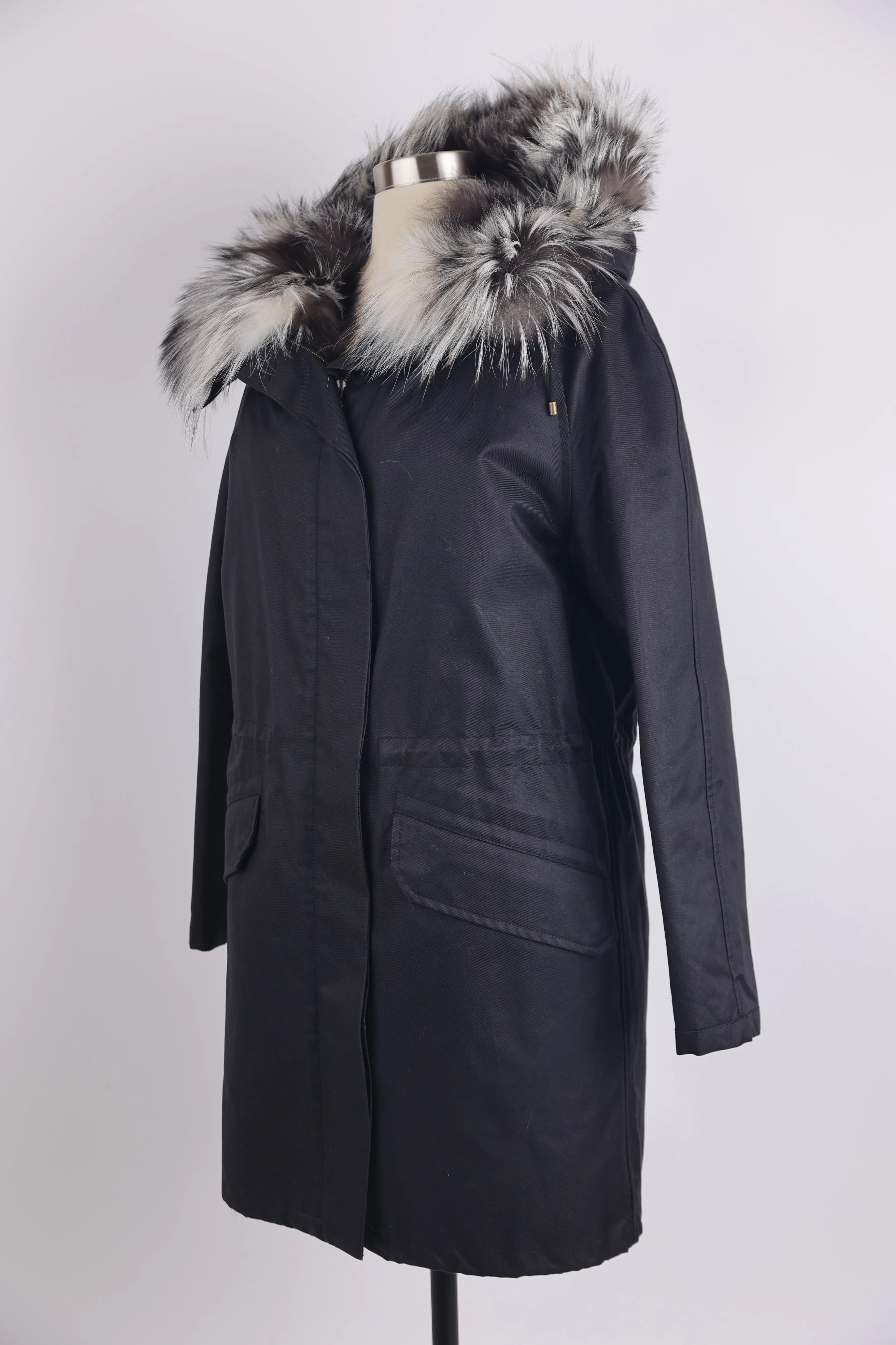 Fur Lined Cotton Parka