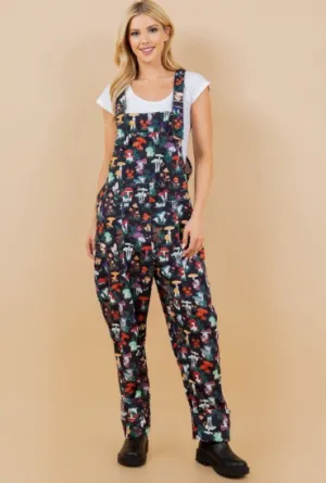 Garden of Mushrooms Overalls