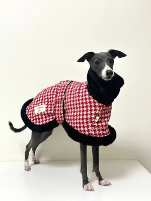 Greyhound Winter Thickened Thermal Cloak - Stylish and Warm Dog Clothing - Greyhound winter new style thickened thermal cloak quilted cotton lining thermal strong dog clothes