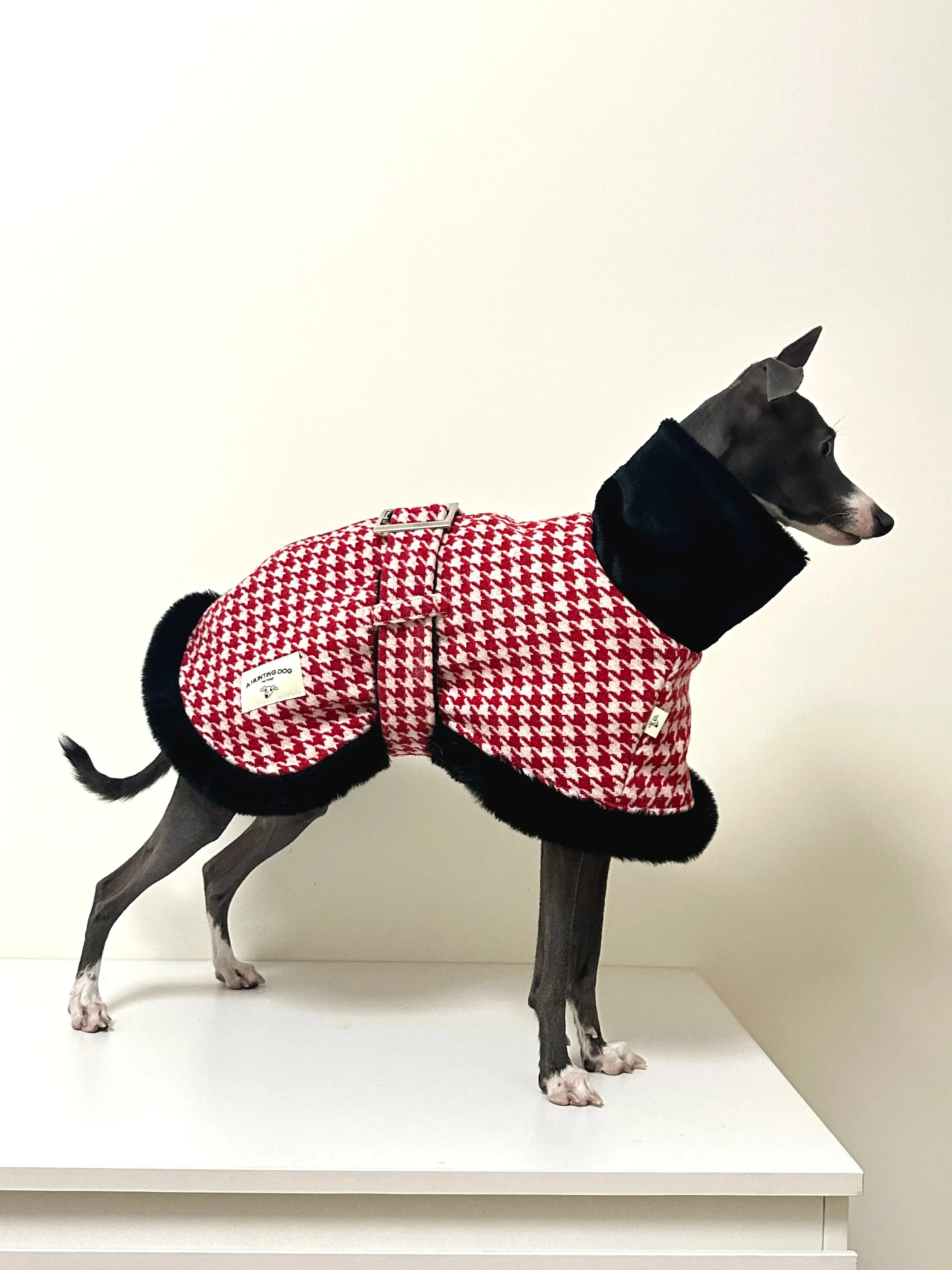 Greyhound Winter Thickened Thermal Cloak - Stylish and Warm Dog Clothing - Greyhound winter new style thickened thermal cloak quilted cotton lining thermal strong dog clothes