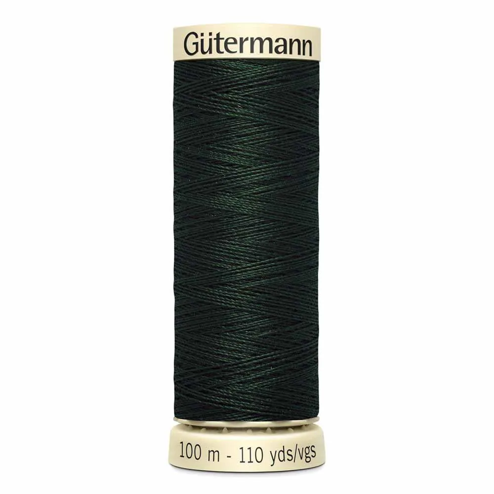 Gutermann Polyester Thread 100m #792 Forest Green