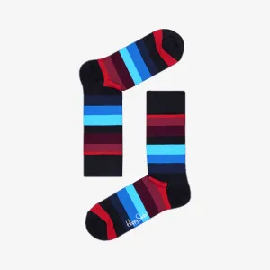 Happy Socks | STRIPE SOCK  { MULTI/BLACK