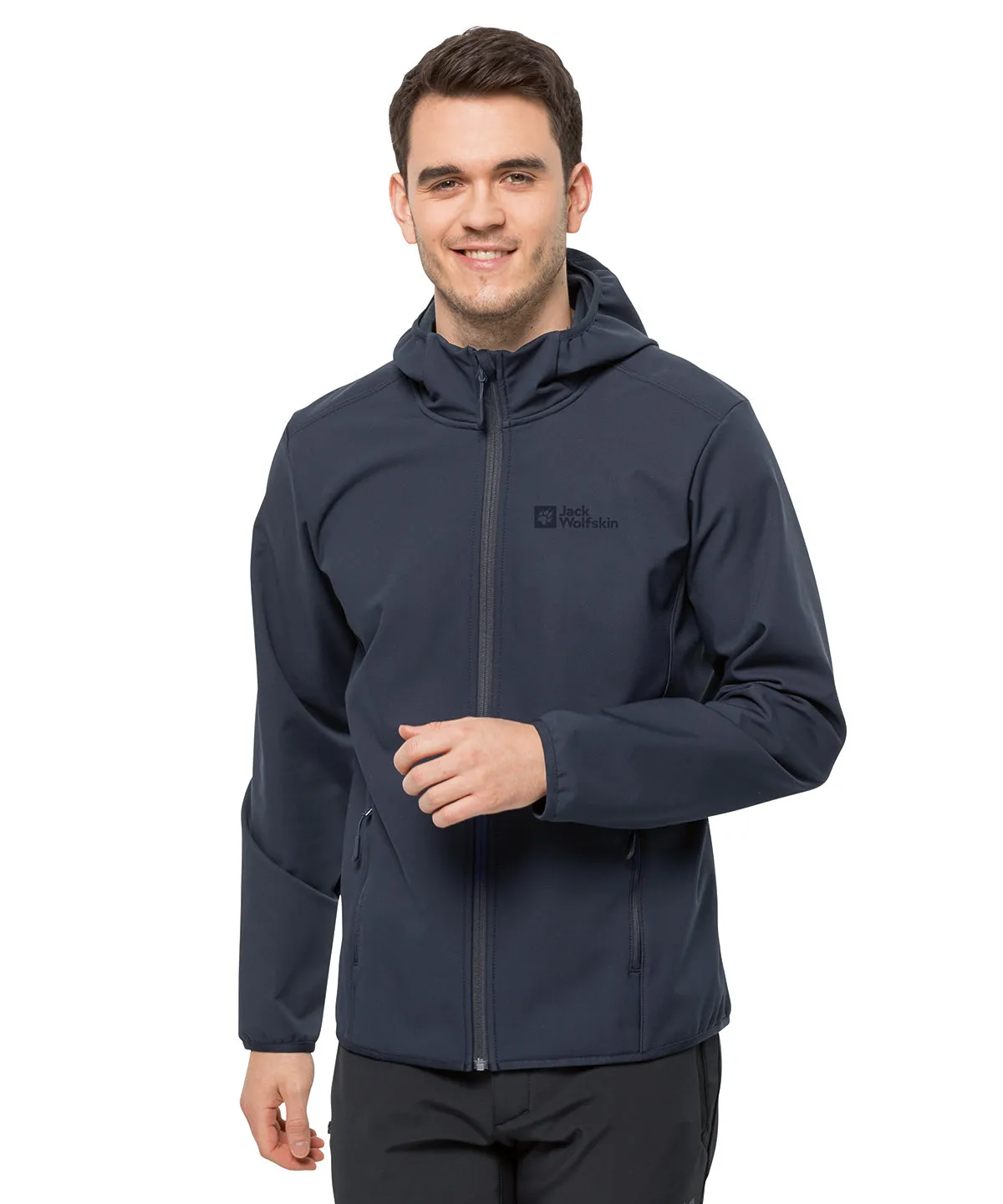 Hooded softshell jacket (NL) | Night Blue