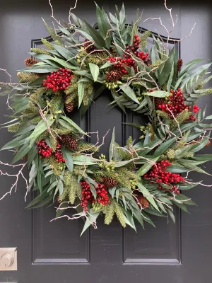 I'll Be Home for Christmas Wreath