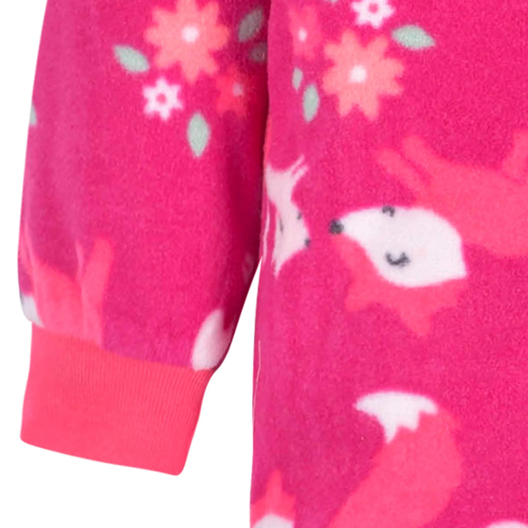 Infant & Toddler Girls Fox Fleece Pajamas