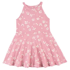 Infant & Toddler Girls Pink Sleeveless Halter Dress