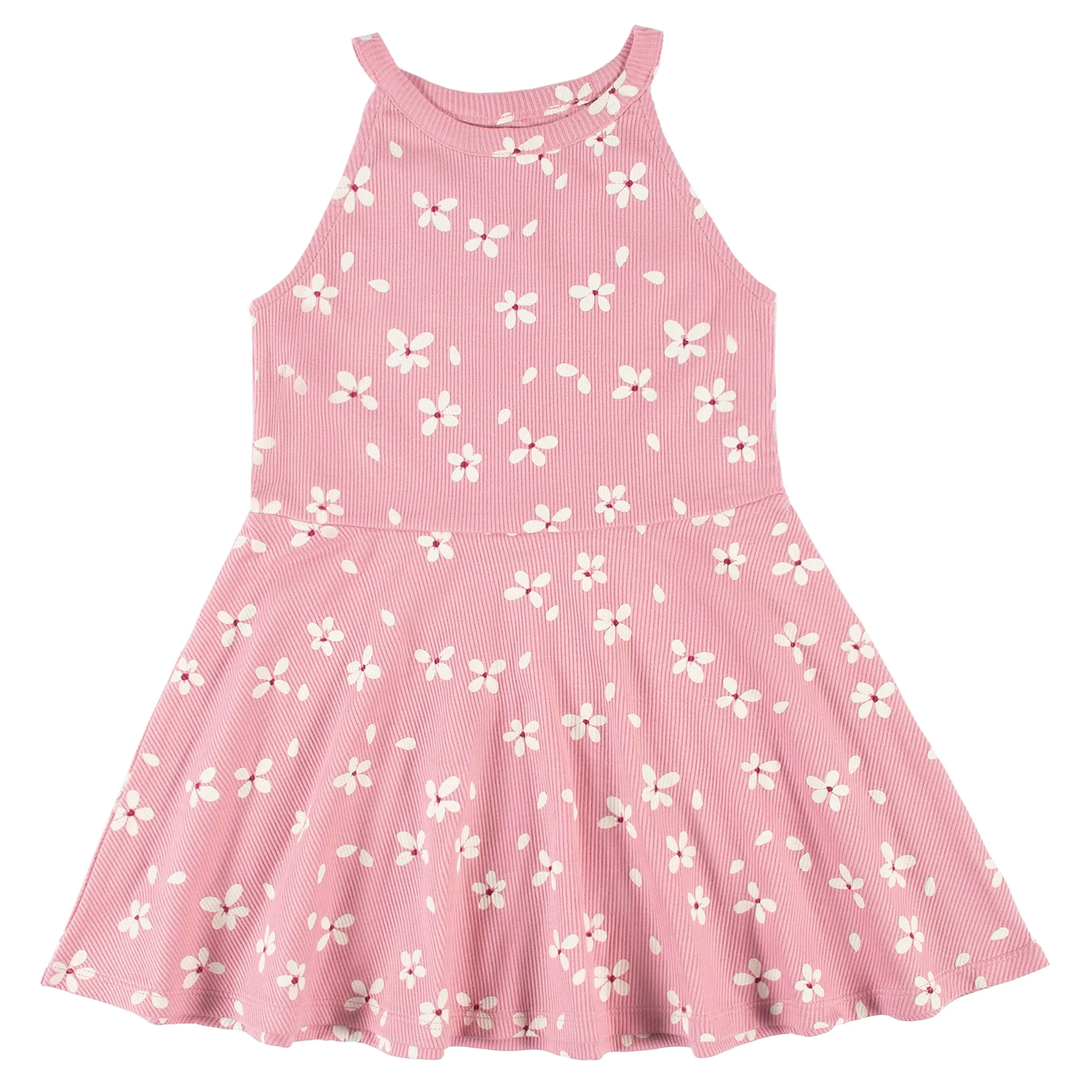 Infant & Toddler Girls Pink Sleeveless Halter Dress