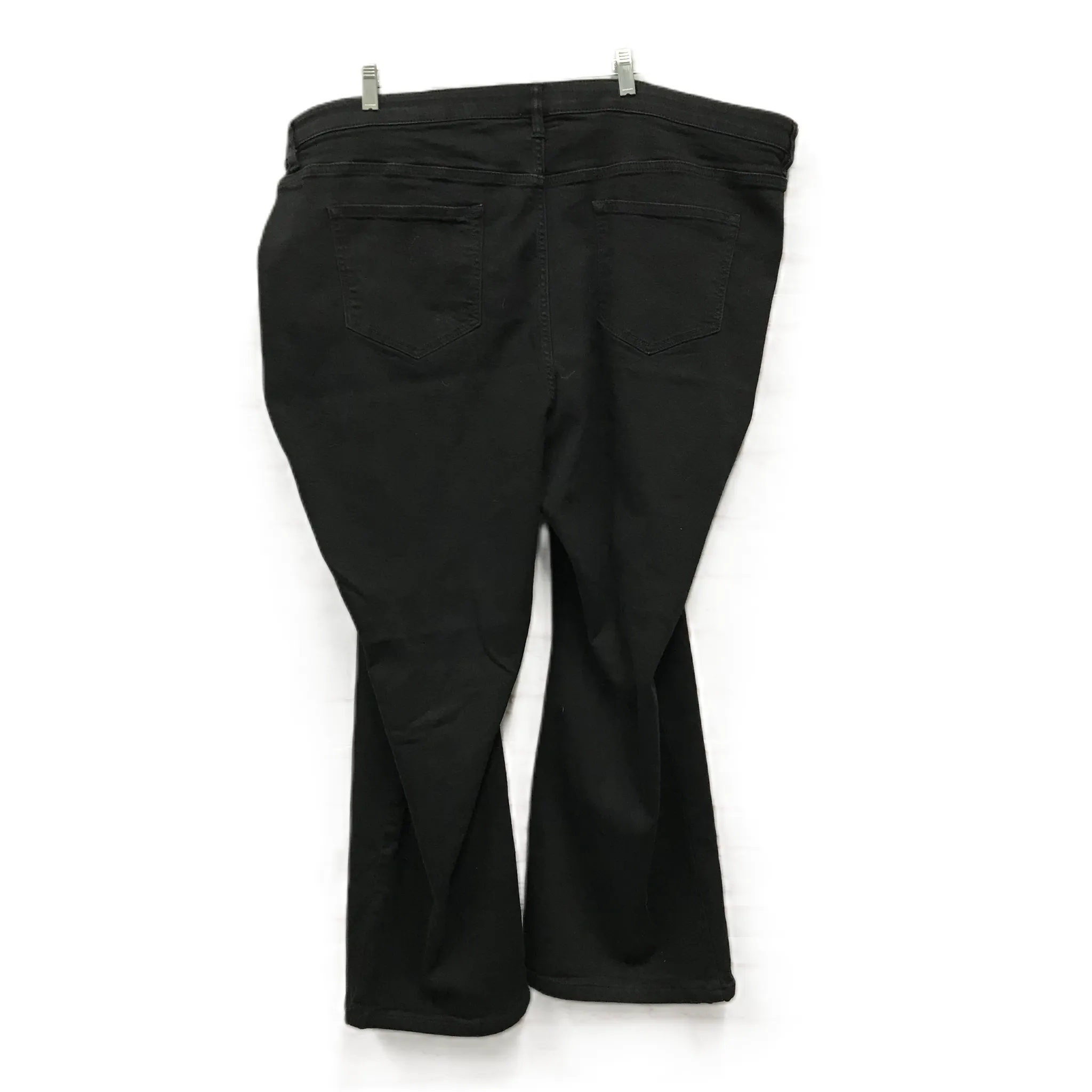 Jeans Straight By Catherines In Black, Size: 30