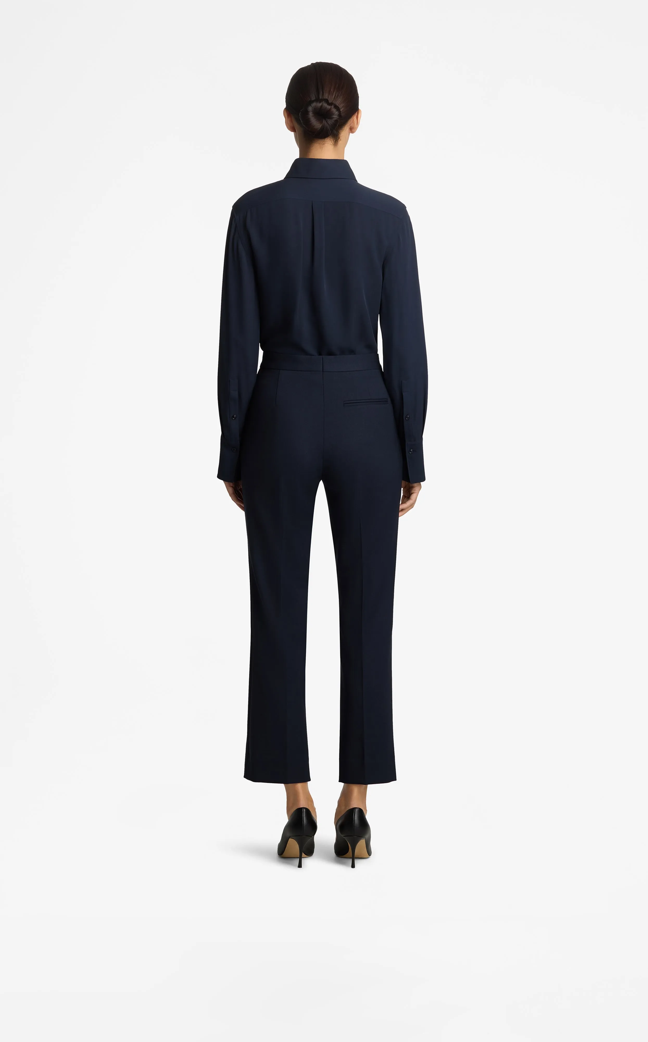 Karla in Stretch Crepe Suiting Pant