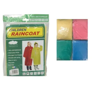 Kids Rain Coat - Fits Age 7 to 12