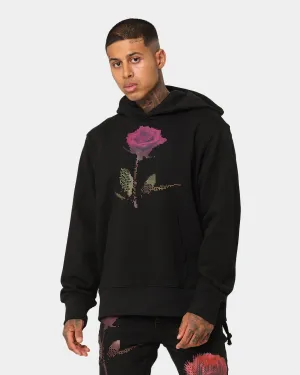 Ksubi Pixel Flower Kash Hoodie Jet Black