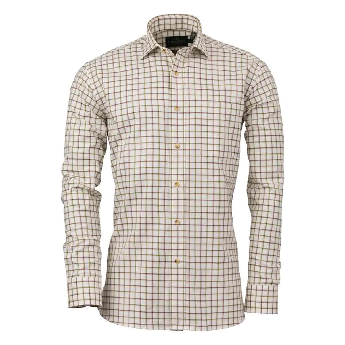 Laksen Paul Organic Brushed Cotton Checked Shirt