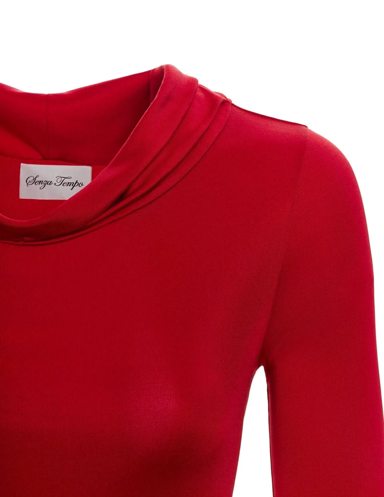 Luxe Finish Long Sleeve Silk T-Shirt — The Audrey