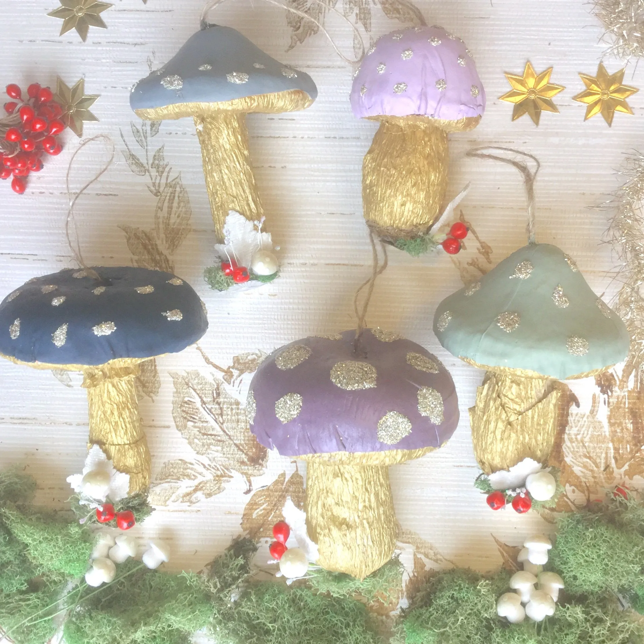 Magical Mushroom Woodland Ornament