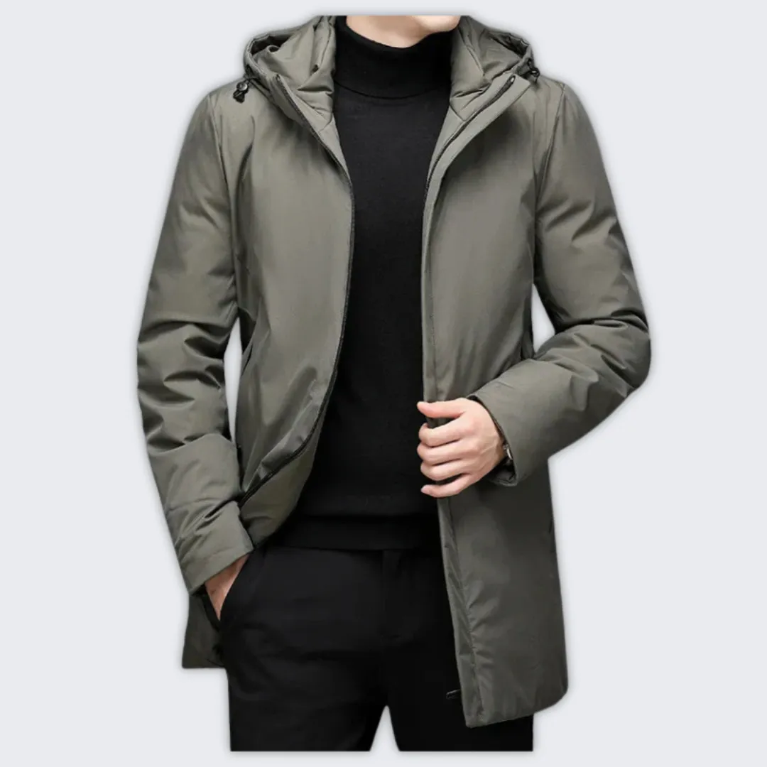 Men's Stylish Down Padded Winter Jacket - Warm Urban Essential