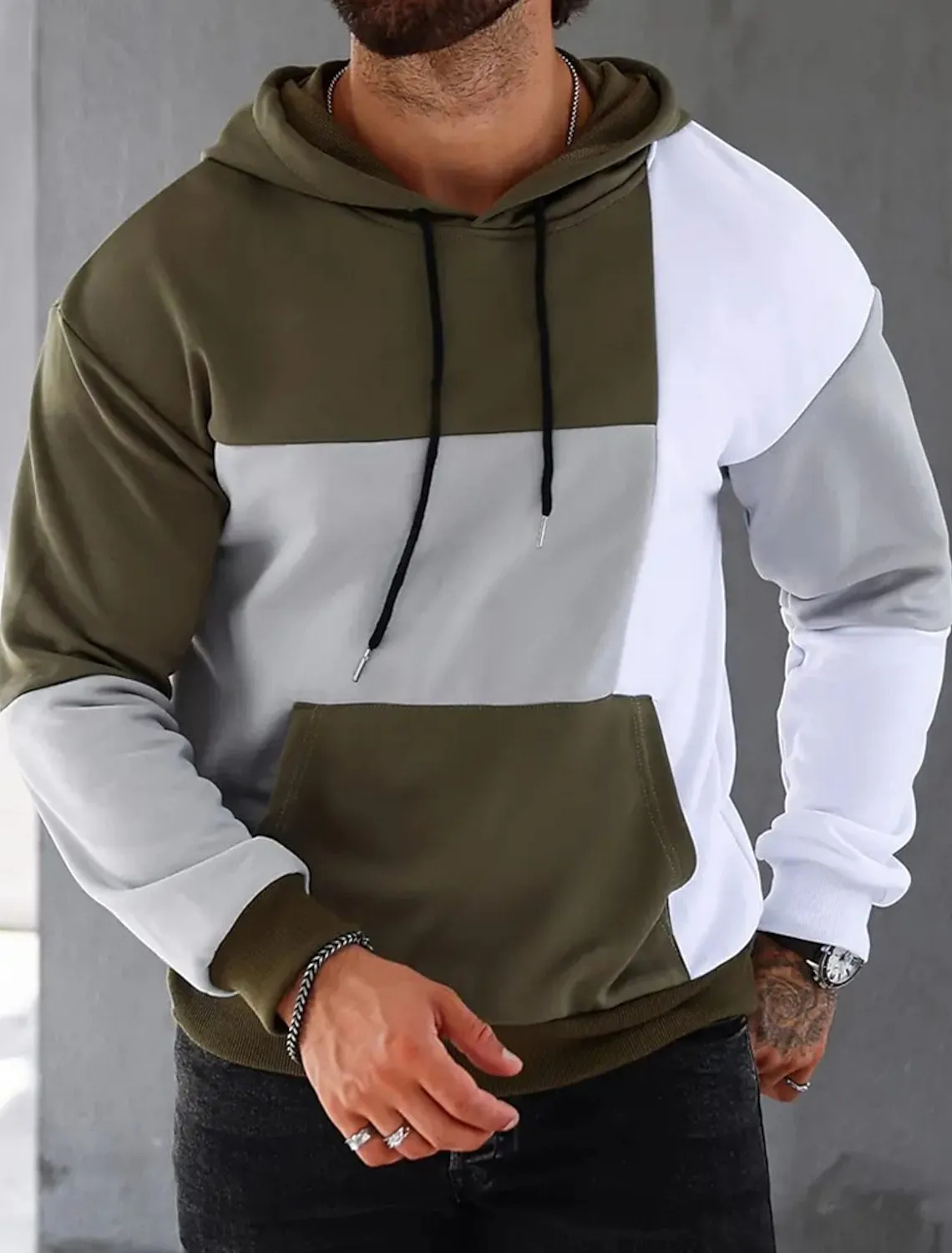 Men's Stylish Modern Hoodie with Pocket | Ideal for Autumn/Winter