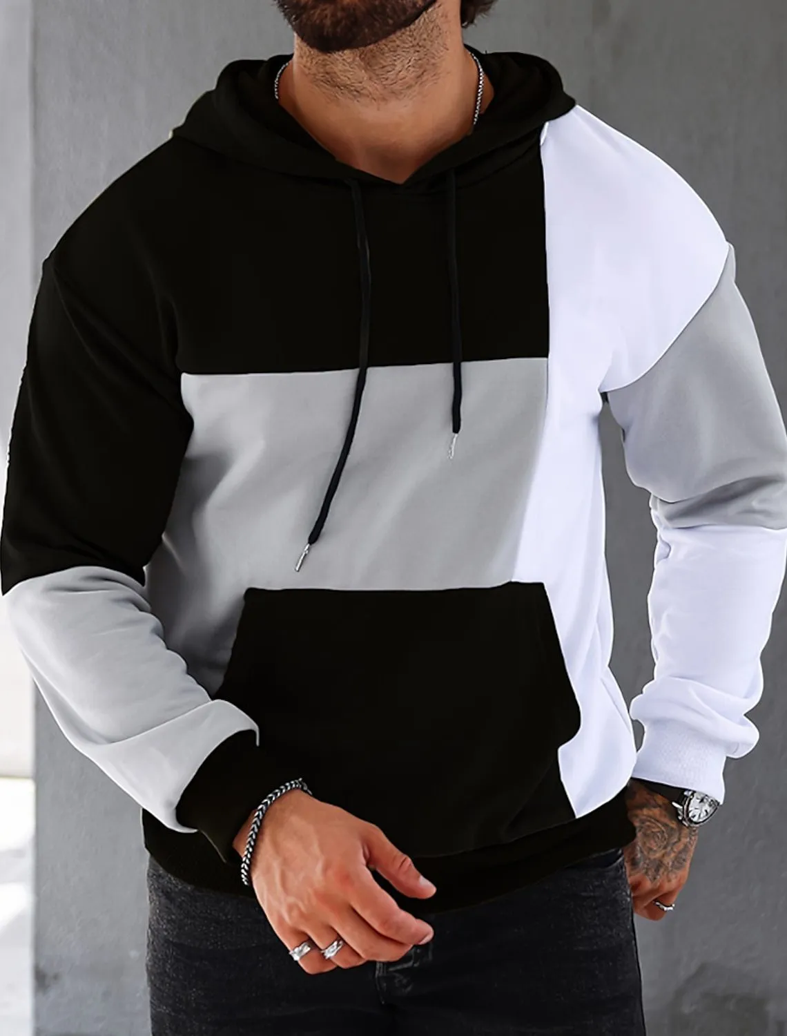 Men's Stylish Modern Hoodie with Pocket | Ideal for Autumn/Winter