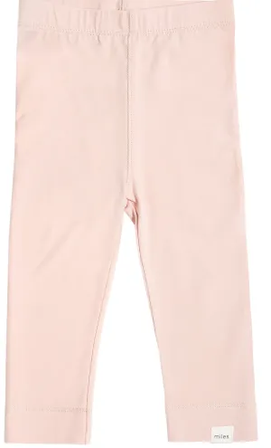 Miles Baby Light Pink Knit Leggings