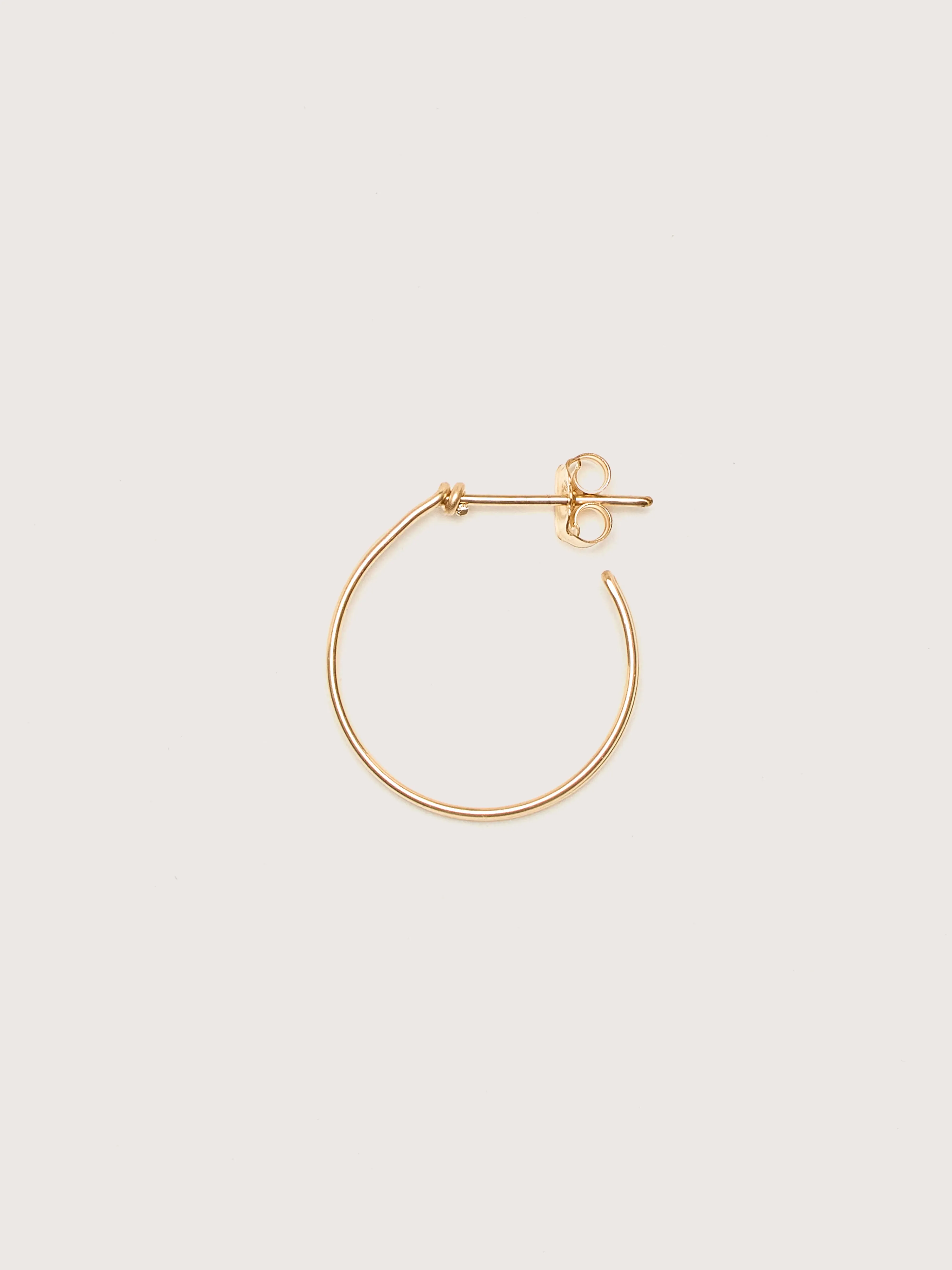 Mini Double Hoop Earrings (242 / W / GOLD)