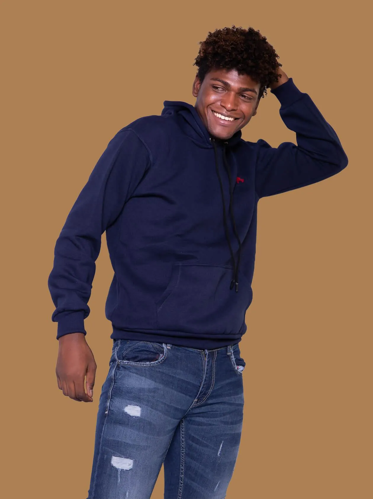 Navy Blue Hoodie for Men (GSBH1000)