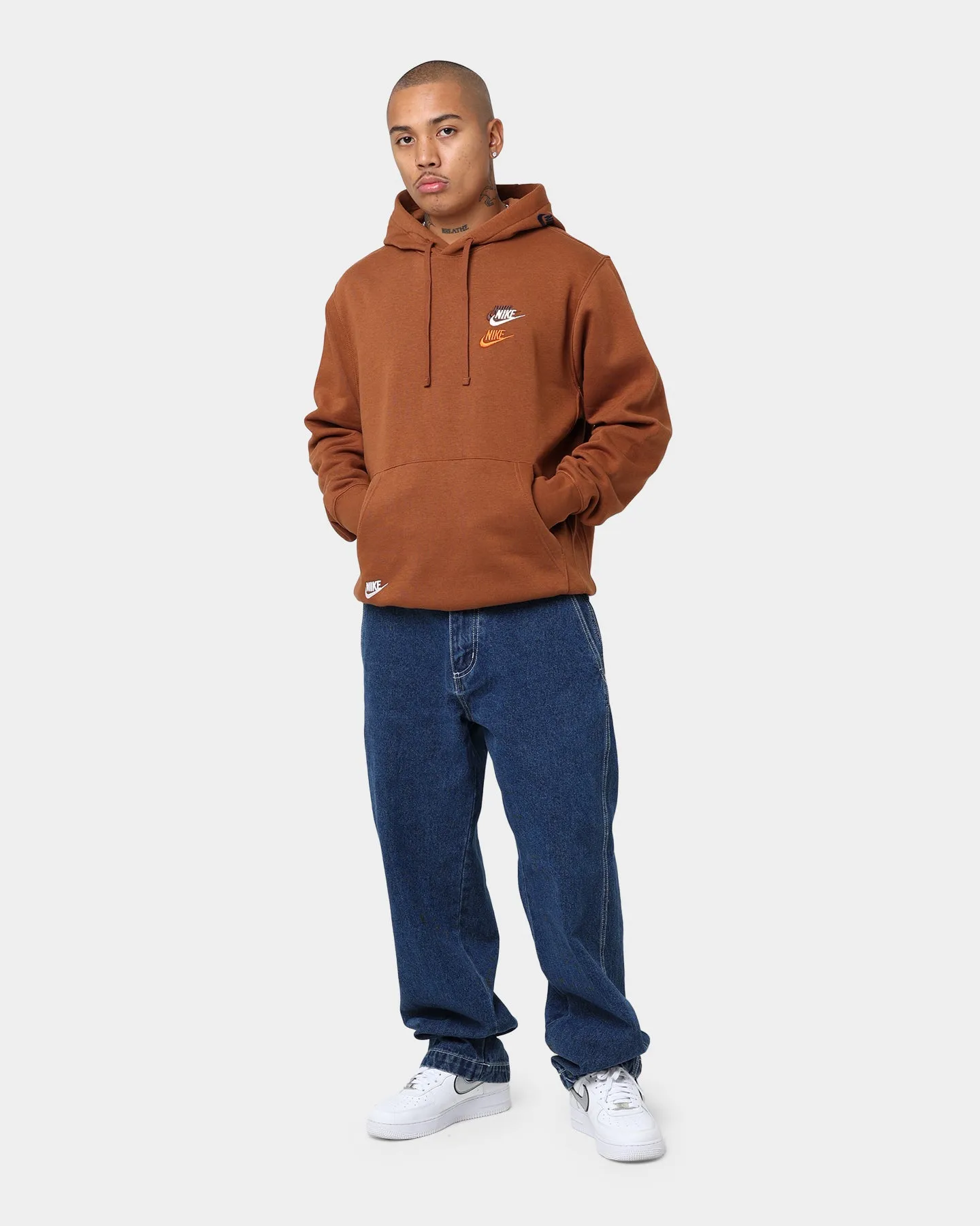 Nike Sportswear Sport Essentials  Pullover Hoodie Pecan/Pecan