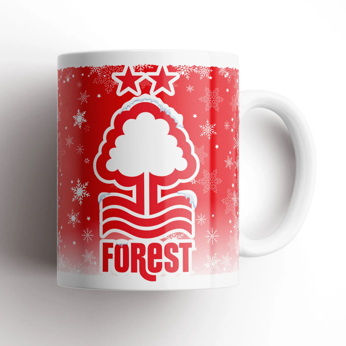 Nottingham Forest Xmas Snow Mug