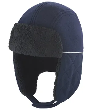 Ocean trapper hat | Navy/Black