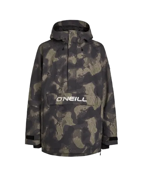 Oneill Mens O'riginals Anorak Jacket Black Night Camo