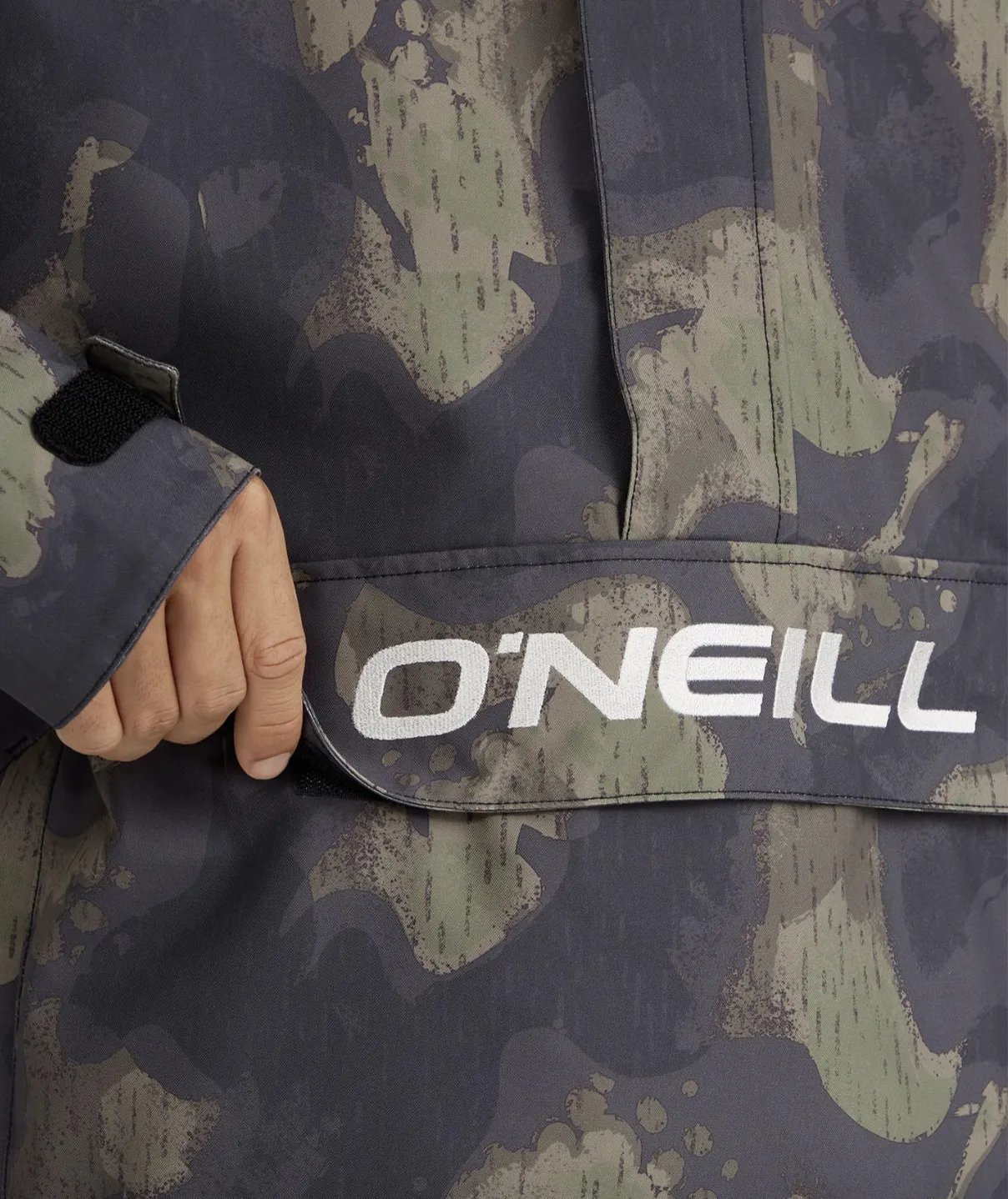 Oneill Mens O'riginals Anorak Jacket Black Night Camo