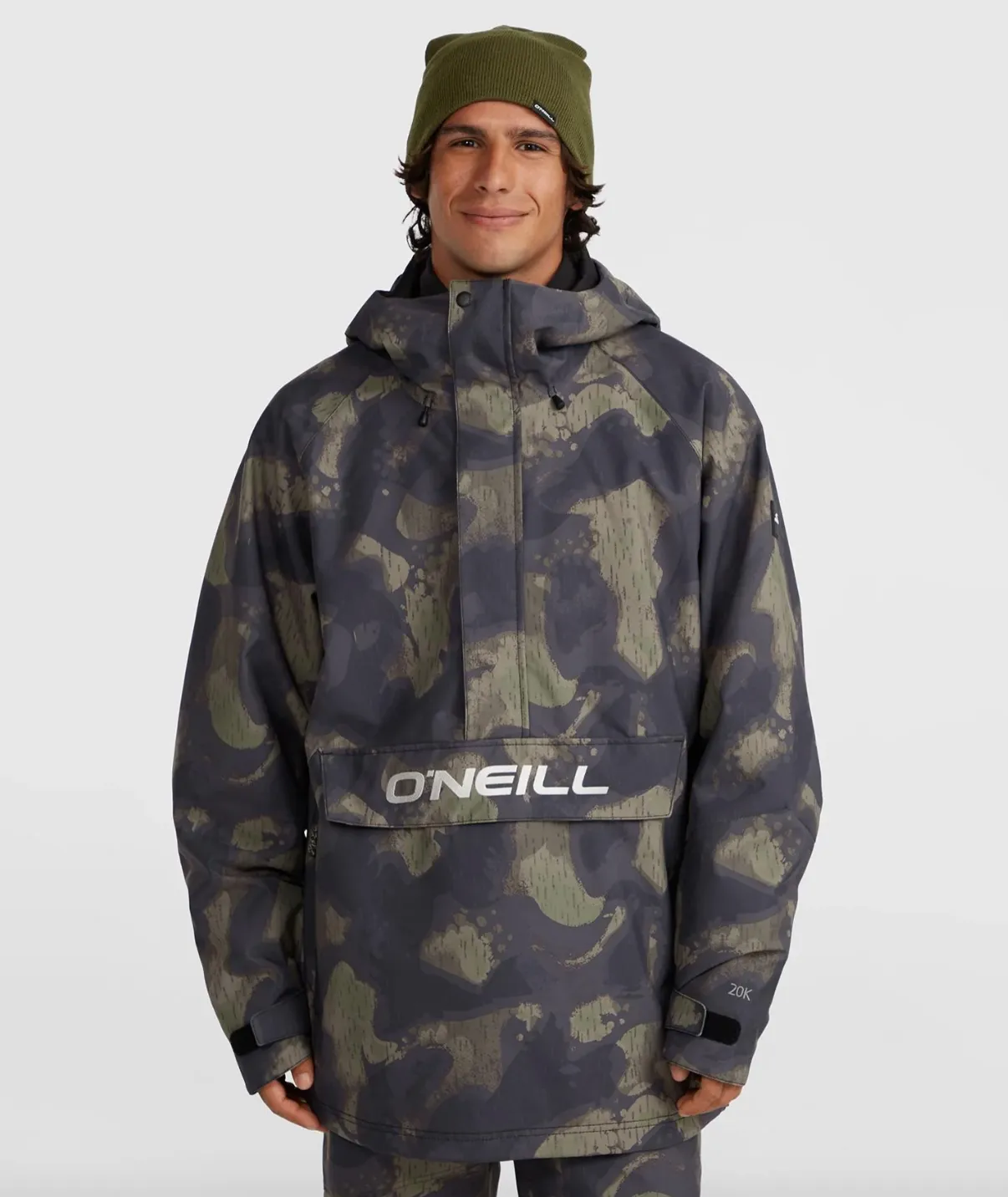 Oneill Mens O'riginals Anorak Jacket Black Night Camo