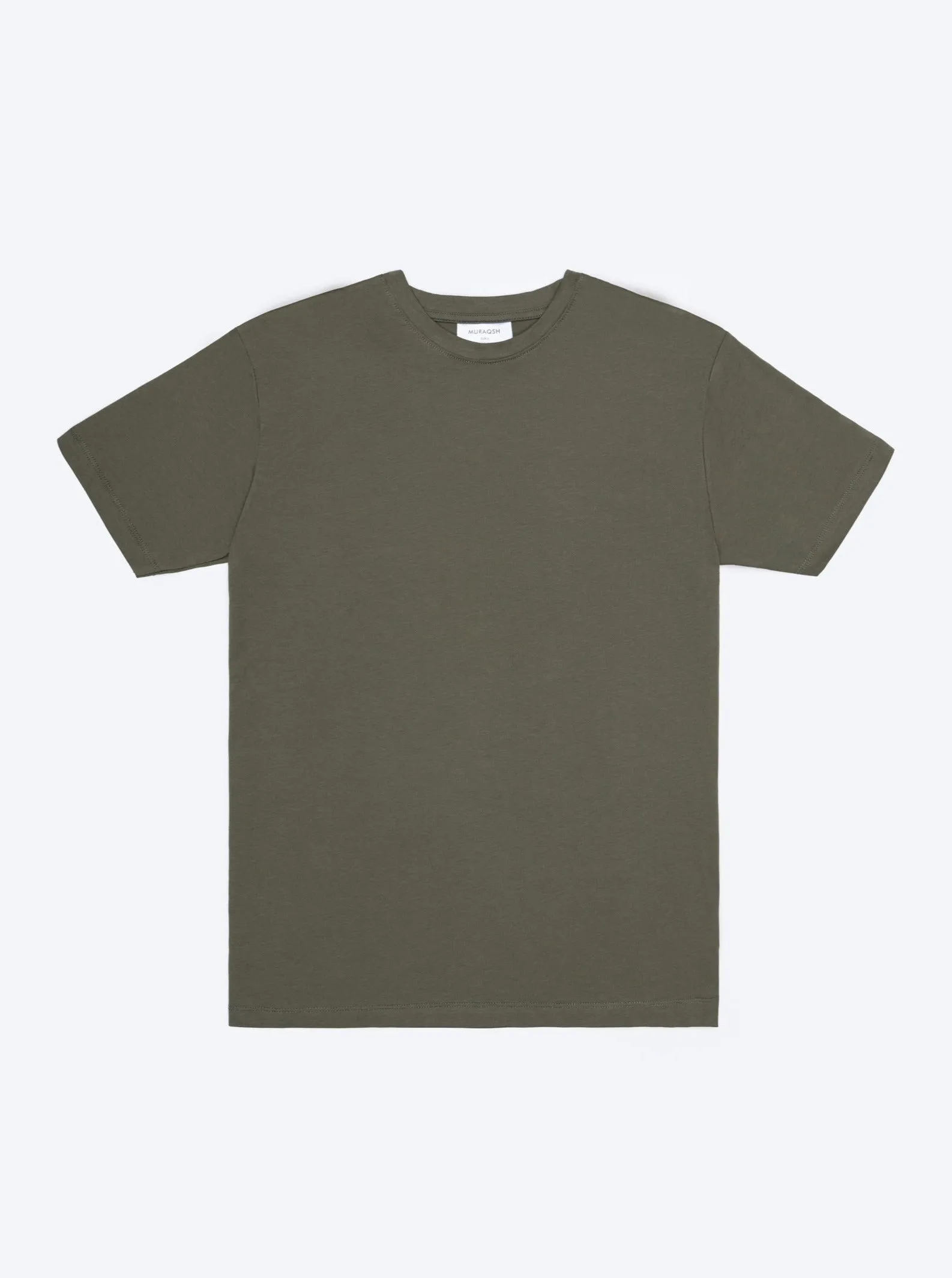 Pack of 3 Basic T-Shirts - Sky Blue, Olive Green & Peach