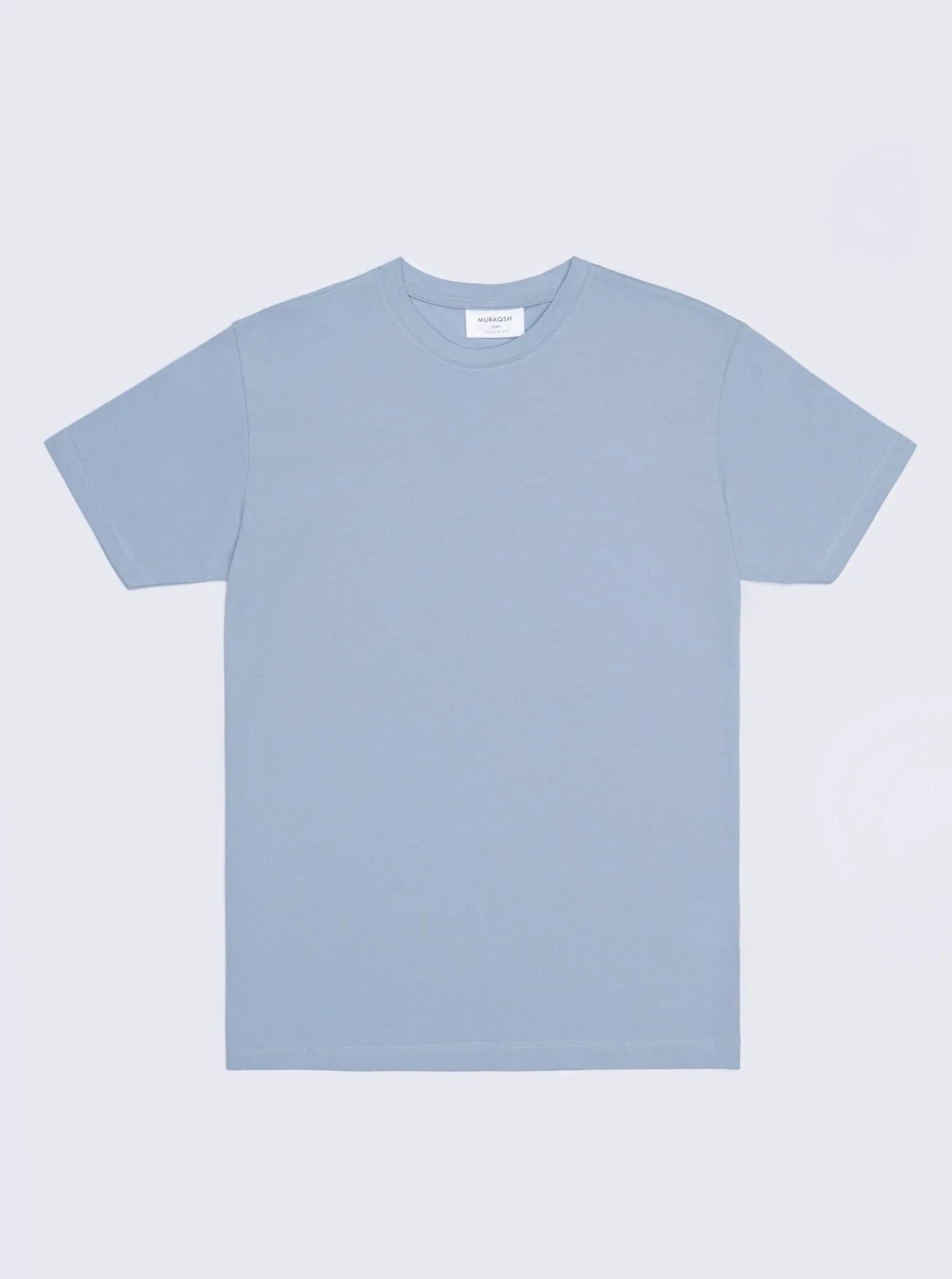 Pack of 3 Basic T-Shirts - Sky Blue, Olive Green & Peach