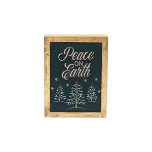 Peace On Earth Forest Shadow Box