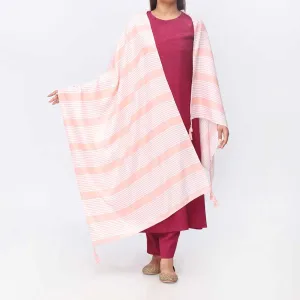 Peach Stripe Stole PW3779