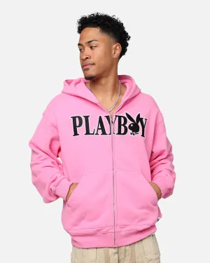 Playboy By Culture Kings Bunny Zip Hoodie Pink