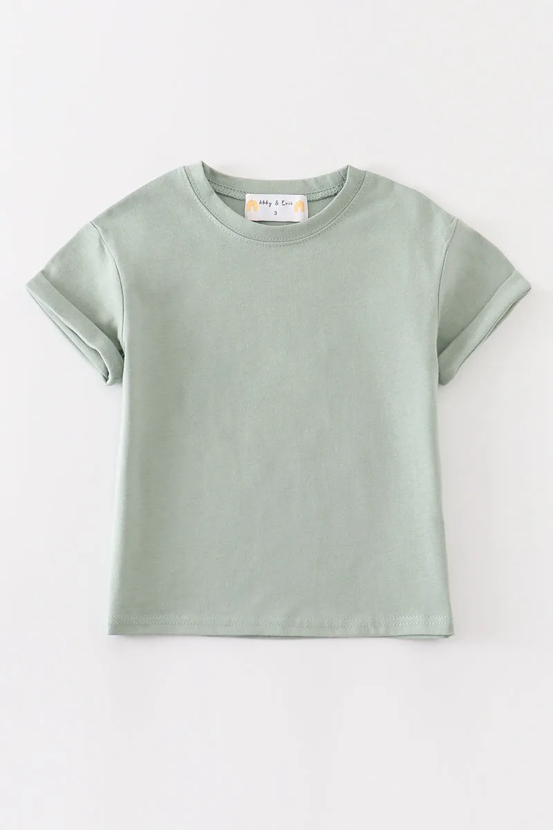 Premium Sage basic T-shirt