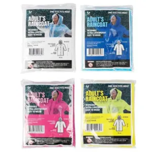 PVC Basic Adults Raincoat - One Size Fit Most